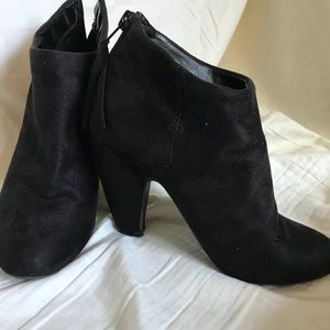 Black booties from ModCloth